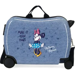 Maleta de cabina infantil Make it rain Bows rígida con capacidad de 34L