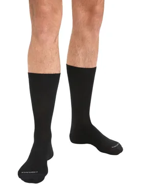 Socken Fine Gauge Crew, schwarz l__xl - Icebreaker - FashionsVida