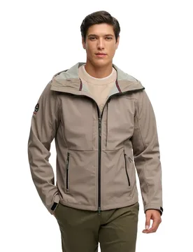 Veste Softshell Trekker Fort Taupe M - Superdry - FashionsVida