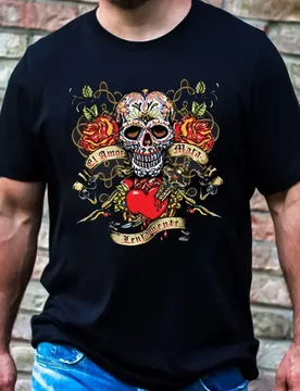 Dia De Los Muertos Skeleton Ride Dinosaur Boy Men's Mexican party T-shirt Men Women Clothing Graphic T Shirts Cotton Tee Tops - Aliexpress - FashionsVida