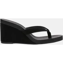 Sandalia tacón cuña flip flop