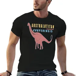 Australotitan cooperensis dinosaur T-Shirt graphic t shirt vintage funny costumes mens cotton t shirts