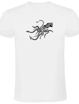 Maglietta A Maniche Corte Squid Tribal - Kruskis - FashionsVida