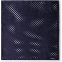 Pañuelo de hombre de seda con lunares