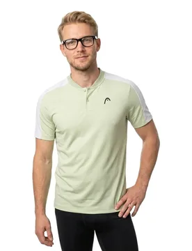 Play Tech Short Sleeve Polo Cantaloupe Green S - Head Racket - FashionsVida