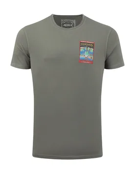 Weird Fish Shawshark Redemption Back Print Artist T-Shirt Size 2XL - men men all-mens men tshirts men tshirts artist new-arrivals all new-arrivals men - Storm Grey - FashionsVida