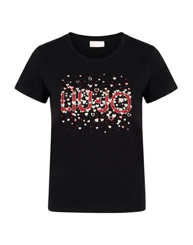 T-shirts Damen Schwarz S Damen - LIU •JO - FashionsVida