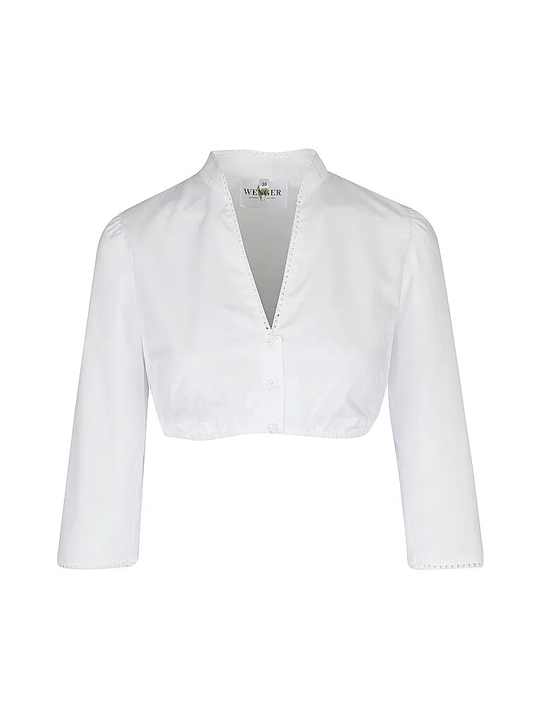 Blusa para Dirndl BABSI blanco 34 - Wenger - FashionsVida