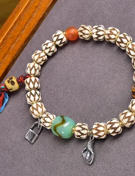 Camel bone carving swallow DIY pendant hand-woven Buddhist bead bracelet accessories - Aliexpress - FashionsVida