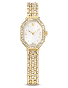 Orologio Dextera octagon, Fabbricato in Svizzera, Bracciale di metallo, Tono dorato, Finitura in tono dorato OS - Swarovski - FashionsVida