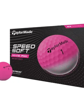 Golfbälle Speedsoft - 12er Pack, pink - TaylorMade - FashionsVida