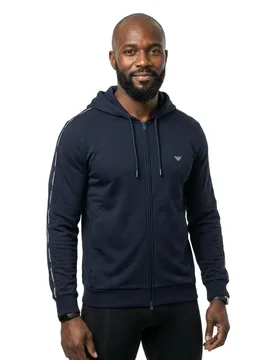 Emporio Armani Sweat-shirt à Zip Em000653_af18887 Armani Blue S - Giorgio Armani - FashionsVida
