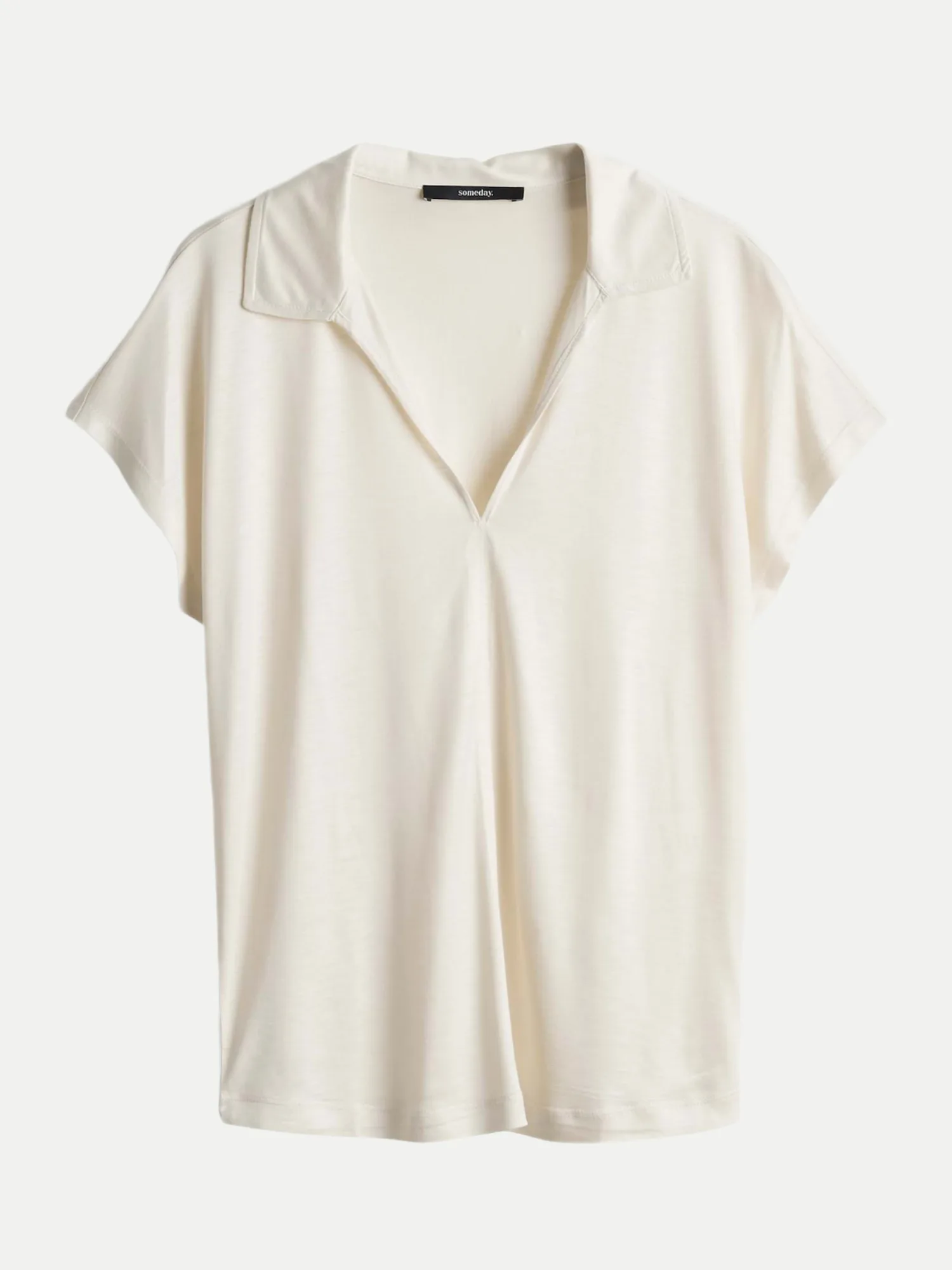 Someday Poloshirt Kendri Weiß 36 - someday - FashionsVida