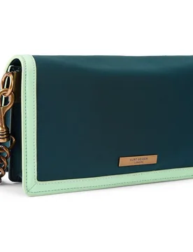 Bolso de hombro de nylon con grandes cristales - Kurt Geiger - FashionsVida