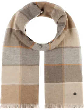 Check Cashmere Scarf by - beige - Damen - Size: One Size - Lierys - FashionsVida