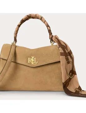 Bolso Farrah pequeño de ante - Lauren Ralph Lauren - FashionsVida