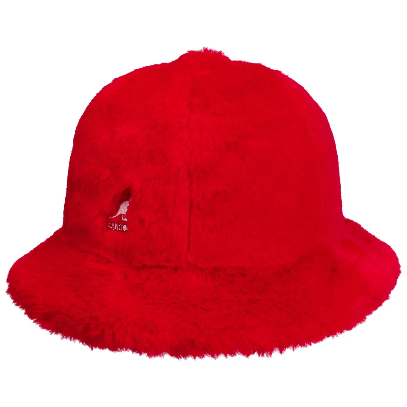 Faux Fur Casual Cloth Hat by - red - Damen - Size: L (58-59 cm) - Kangol - FashionsVida