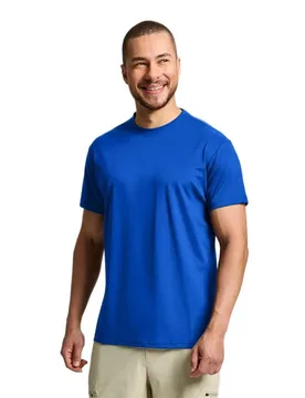 Tech Uv Short Sleeve T-shirt Olympic Blue XS Men - SLAM - FashionsVida