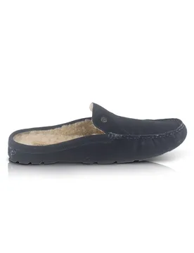 Walbrook Suede Leather Mens Spring Plush Slippers - - Size: 12 - Silver Street London - FashionsVida