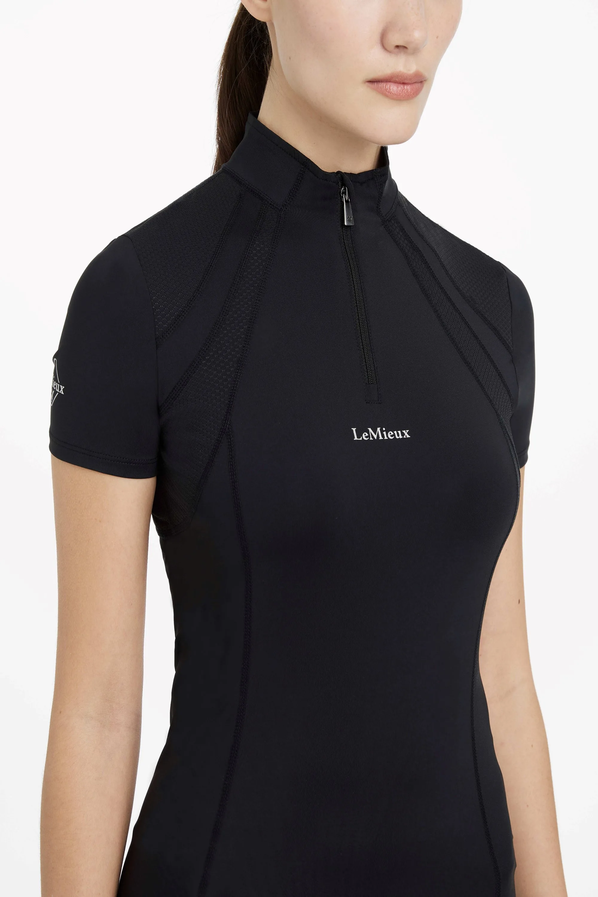 Mia Mesh Womens Short Sleeve Base Layer Top - - Size: 14 - LeMieux - FashionsVida