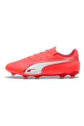 Scarpe da Calcio Rosse per Terreni Sintetici e Naturali King Match FG/AG 42½