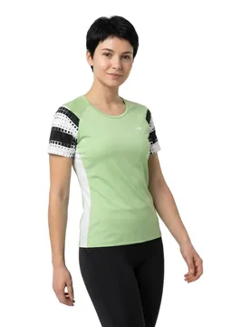 Game 3 Short Sleeve T-shirt Fair Green/Black/White XS - Dunlop - FashionsVida