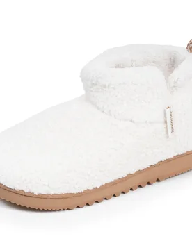 Chaussons Bottillons Ivoire sherpa ivoire 39 - Isotoner - FashionsVida