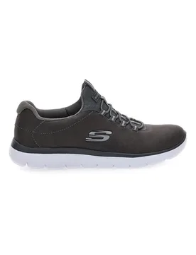 Scarpe sportive grigie slip-on leggere Summits Itz Bazik 37 - Skechers - FashionsVida