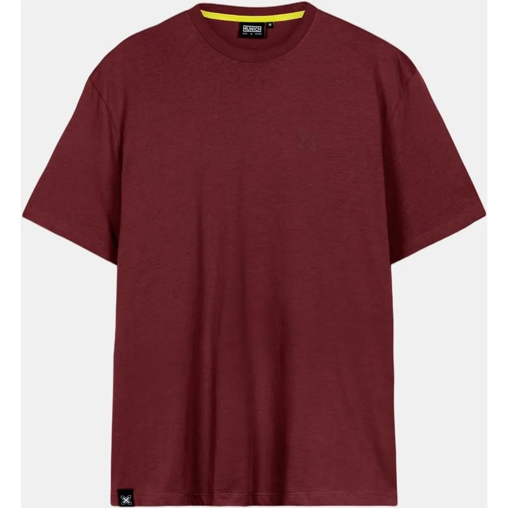Camiseta de casual de hombre wine - Munich - FashionsVida