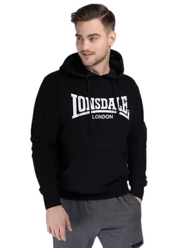 Sweat à Capuche Wolterton Black / White 2XL - Lonsdale - FashionsVida