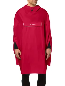 Poncho Impermeabile Valdipino Red Uni - Vaude Bike - FashionsVida