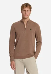 XXL Pullover Half Zip Melange male