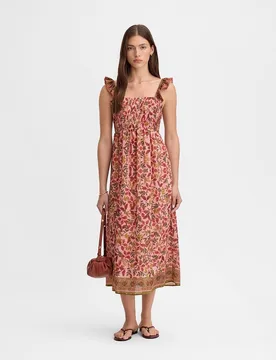 Vestido tirantes estampado - Simorra - FashionsVida