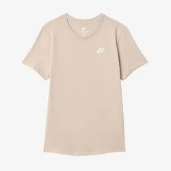 Nike Tee Shirt Club beige l femme