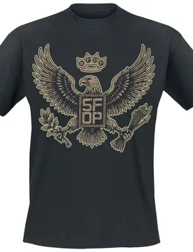 T-Shirt - De-oppresso - S bis 5XL - für Männer - Größe 5XL - schwarz - Lizenziertes Merchandise! - Männer - male - Five Finger Death Punch - FashionsVida