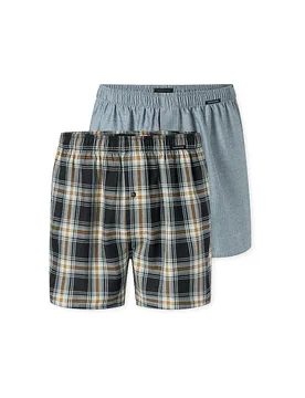Boxer 2 pz assortiti 7 blu S - Schiesser - FashionsVida