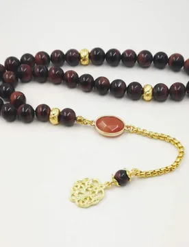 Natural Red Tiger Eye stone tasbih allah 33 45 66 99 prayer beads islamic prayer 2019New style Muslim beautiful gift bracelets - Aliexpress - FashionsVida