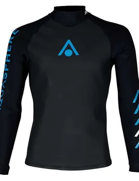 Rash Guard Manches Longues Aquaskin Black / Blue S - Aquasphere - FashionsVida