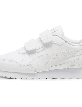 Sneaker St Runner V L V White / Cool Light Gray EU 35 - Puma - FashionsVida