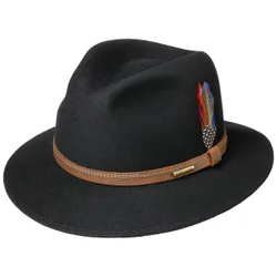 Mahomes Traveller Wool Felt Hat by - black - Female - Size: XL (60-61 cm)