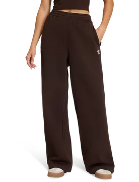 Essentials Wide Leg Pant Donna - Pantaloni Marrone - Taglia M (38-40) - Jersey di cotone M (38-40) - Adidas - FashionsVida