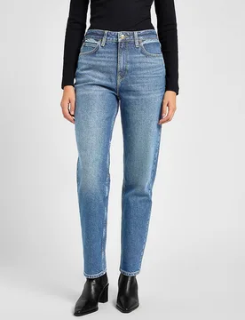 Vaquero recto Carol de mujer de tiro alto - Lee - FashionsVida
