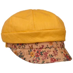 Sevola Newsboy Cap by - yellow - Damen - Size: One Size