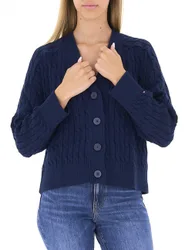 Cardigan scollo a V BLU NAVY S