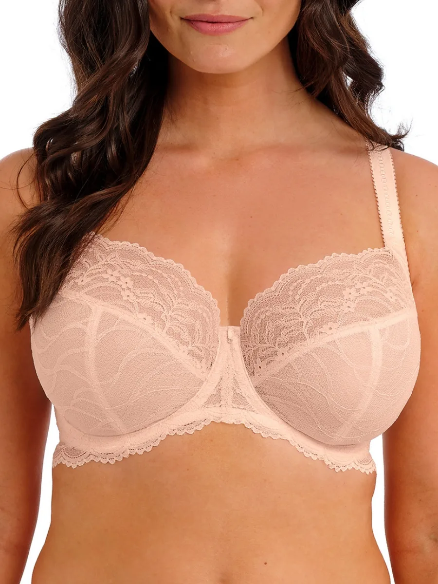 Womens Cesile Side Support Bra - Beige Polyamide - Size 38d - Fantasie - FashionsVida