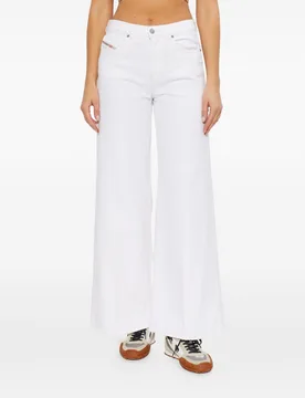 Jeans gamba ampia donna bianco - Diesel - FashionsVida