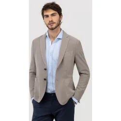 Americana de hombre de punto piqué