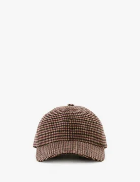Casquette imprimé pied de poule - Saison 1865 - FashionsVida