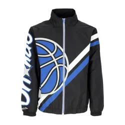 Giacca a Vento Uomo Nba Exploded Logo Warm Up Jacket Hardwood Classics Orlmag Black