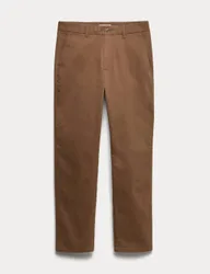 Regular Fit Stretch Chinos Brown male
